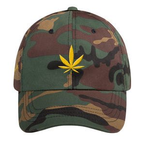 KannaBling - Ball Cap Cannabis Leaf Gold of Life