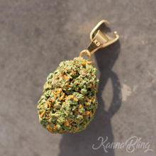 Load image into Gallery viewer, KannaBling - Marijuana Weed Pendant &amp; Bail 