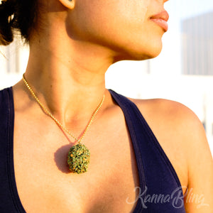 Marijuana Cannabis Weed Necklace Jewelry