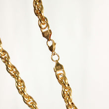 Load image into Gallery viewer, KannaBling - MEGA Gold Rope Chain Green Nug (Men)