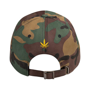 KannaBling - Ball Cap Cannabis Leaf Gold of Life