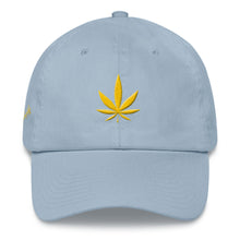 Load image into Gallery viewer, KannaBling - Ball Cap Cannabis Leaf Gold of Life